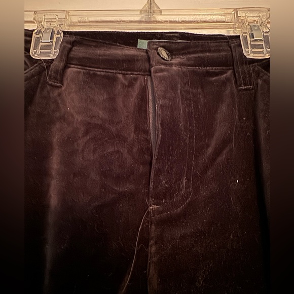 Ralph Lauren Velvet type Black pant  Size 10 - Picture 2 of 4